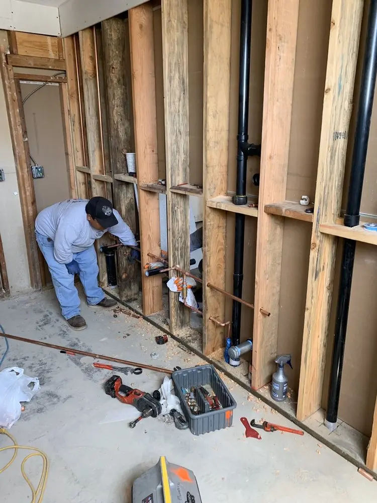 Commercial rough-in plumbing for Water Heater Replacement in Summerhaven